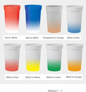 Bicchieri da Stadio Personalizzati <span class=keywords><strong>con</strong></span> Cambio Colore Magico, Riutilizzabili, <span class=keywords><strong>con</strong></span> Logo Stampato, in Plastica Rigida - Product Image 5