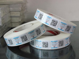 Stampa personalizzata adesivo luminoso bagliore in carta scura etichette adesive per bottiglia di vino rotolo o foglio di ioni - Product Image 2