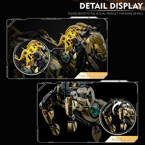 Bộ đồ chơi lắp ráp mô hình ngựa sáng tạo bằng nhựa ABS, đồ chơi xếp hình giáo dục cho trẻ em, 13088 - Product Image 5