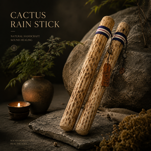 Bacchetta Sonora Naturale in Cactus <span class=keywords><strong>da</strong></span> 75cm, <span class=keywords><strong>Strumento</strong></span> Musicale Artigianale per Meditazione, Yoga, Terapia del Suono e Decorazione Casa - Product Image 6