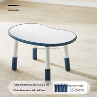 Table d'étude VSUCH pour enfants, ensemble de table d'étude multifonctionnelle innovante pour enfants, entièrement en plastique, pour la chambre des enfants, la maison