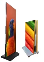 Support d'affichage publicitaire vidéo en aluminium MDS, cadre de support d'affichage double face LED couleur pleine, support d'affichage pour trottoir