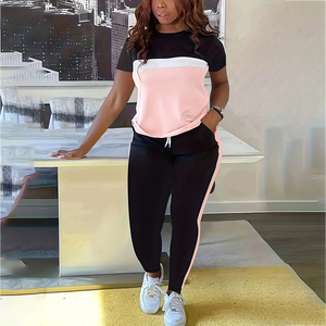 Completo da Ufficio alla Moda per Donna, <span class=keywords><strong>Abbigliamento</strong></span> Sportivo Due Pezzi, Tuta da Jogging <span class=keywords><strong>Sexy</strong></span>, Outfit da Club, <span class=keywords><strong>Abbigliamento</strong></span> Casual da Casa - Product Image 3