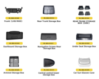 Kit de garnitures intérieures personnalisées aspect carbone ABS pour BYD Atto 3 Yuan Plus, accessoires de décoration automobile