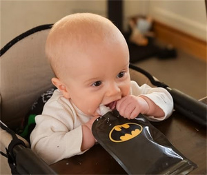 <strong>Uni</strong>-Pak Eco Friendly Plastic Mylar Stand up Pouch Suction NozzleCustom Shape Mylar <strong>Bag</strong> Spout Pouch Package Baby Food - Product Image 5