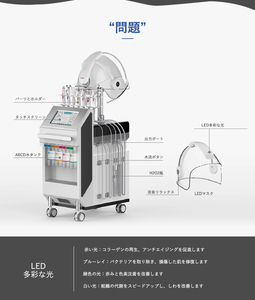 Più caldo H2O2 spazio ossigeno 10 in 1 macchina multifunzione facciale microdermoabrasione pelle del viso pulita Aqua Peel attrezzatura - Product Image 3