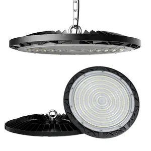 Iluminação industrial comercial 100W 150W 200W IP65 redonda UFO High Bay luzes armazém oficina 120w luz LED high bay