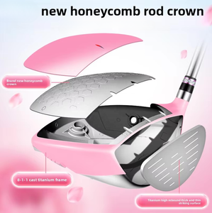 Custom Ladies Full <b>Set</b> <b>Golf</b> <b>Clubs</b> R Flex High Rebound Low Center Gravity Oem Titanium Graphite Steel Rubber Right Handed Gfs-01 - Product Image 2