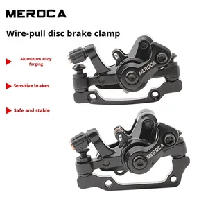 Plaquettes d'étrier de vélo de montagne en aluminium durable Meroca frein à disque avant arrière pliable pour frein de vélo de qualité de véhicule électrique - Product Image 1