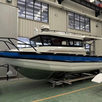 Bateaux de pêche en aluminium Sydney 25 pieds (7,5 m) en promotion, soudés, en aluminium de qualité marine 5083, pour usage familial, bateaux rapides, yachts Gospel