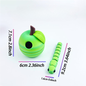 3D In Apple Bug Với Di Chuyển Khớp Miễn Phí Đu Thiết Kế Sáng Tạo Trẻ Em Của Đồ Chơi Cho Tốt Nghiệp Giữa Thế Kỷ Phong Cách Hiện Đại - Product Image 2