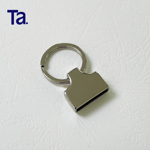 ANAI Porte-clés en métal gravé personnalisé en cuir, alliage de zinc, avec clip pour cuir, logo gratuit, vente chaude - Product Image 4