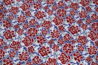 Tissu en voile de coton 100% léger et respirant, imprimé numériquement, motif floral fantaisie, tissé sur mesure, pour filles et garçons, été