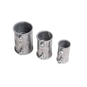CONDUITS FITTINGS 3/4 in. EMT Coupling Zinc Die Casting EMT to EMT Connectors Silver Listed