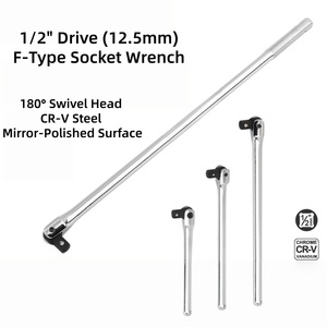 ประแจบล็อก F-Bar 180 ด้ามขันแบบหมุนได้ ขนาด 1/2 นิ้ว พร้อมด้ามต่อขยาย 9, 14 และ 18 นิ้ว ประแจหกเหลี่ยมแบบใช้มือ สำหรับซ่อมแซม - Product Image 1