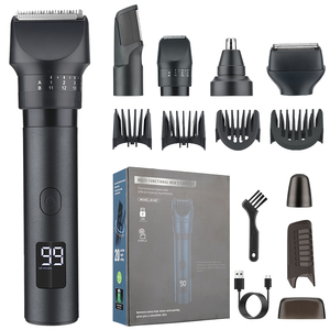 Resuxi JK-881 con Base di Ricarica, Impermeabile IPX6, <span class=keywords><strong>Regolabarba</strong></span> <span class=keywords><strong>e</strong></span> Tagliacapelli per Uomo 5 in 1, <span class=keywords><strong>Rasoio</strong></span> Elettrico Ricaricabile 0-20mm - Product Image 6