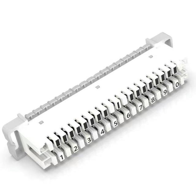 Rack 10 Pairs Telephone Panel Krone Voice Module Distribution Frame 19-inch Standard Cabinets Telephone Module Block