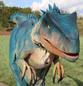 Costume de dinosaure Tyrannosaurus réaliste personnalisé pour adultes, idéal pour les spectacles, les parcs d'aventure et les événements sur le thème du monde jurassique. - Product Image 3