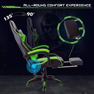 <span class=keywords><strong>Silla</strong></span> de Oficina Económica con Respaldo Alto en Cuero PU Rosa y <span class=keywords><strong>Verde</strong></span>, <span class=keywords><strong>Silla</strong></span> de Ordenador <span class=keywords><strong>Gamer</strong></span> Tipo Racing para Videojuegos - Product Image 6