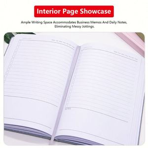 Carnet de notes/agenda A5 personnalisé en tissu de lin, idéal pour le bureau et l'école – Collection Factory Cute Stationary - Product Image 4