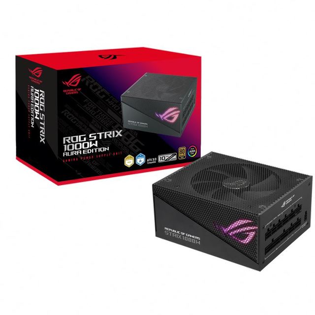 ROG STRIX AURA 1000W 80+GOLD PSU Gaming Desktop Switching Power Supply with RGB New and in Stock