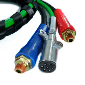 ชุดสายลมสำหรับรถบรรทุกขนาด 12 ฟุต 3 นิ้ว แบบ 3 in 1 พร้อมสายไฟ ABS 7 ทาง และชุดสายยางหุ้มสายลมสำหรับรถพ่วง - Product Image 2