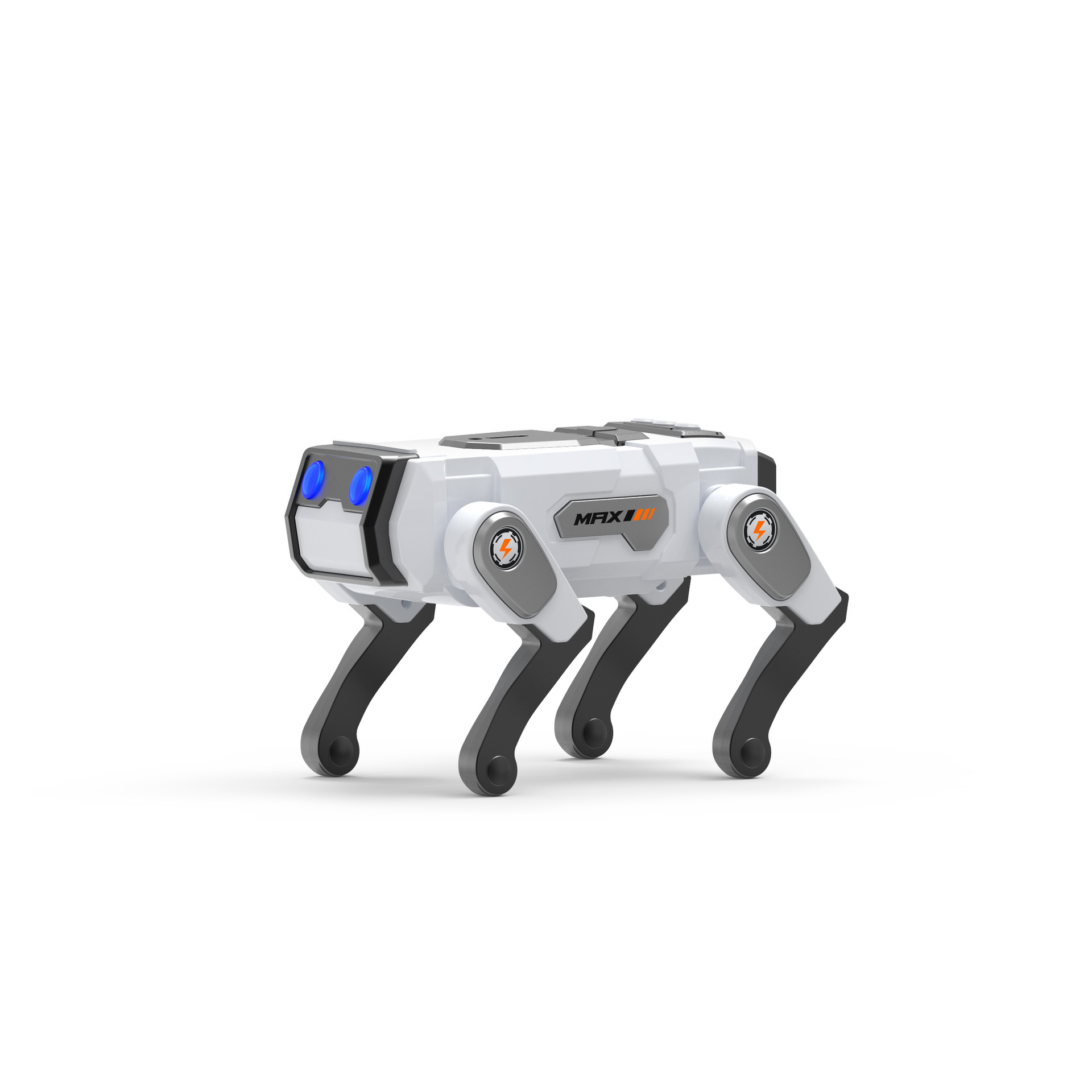 Chien électronique multifonctionnel blanc