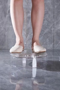 Plato giratorio redondo de plástico Lazy Susan para contenedor de almacenamiento de alimentos de cocina para obsequios - Product Image 4