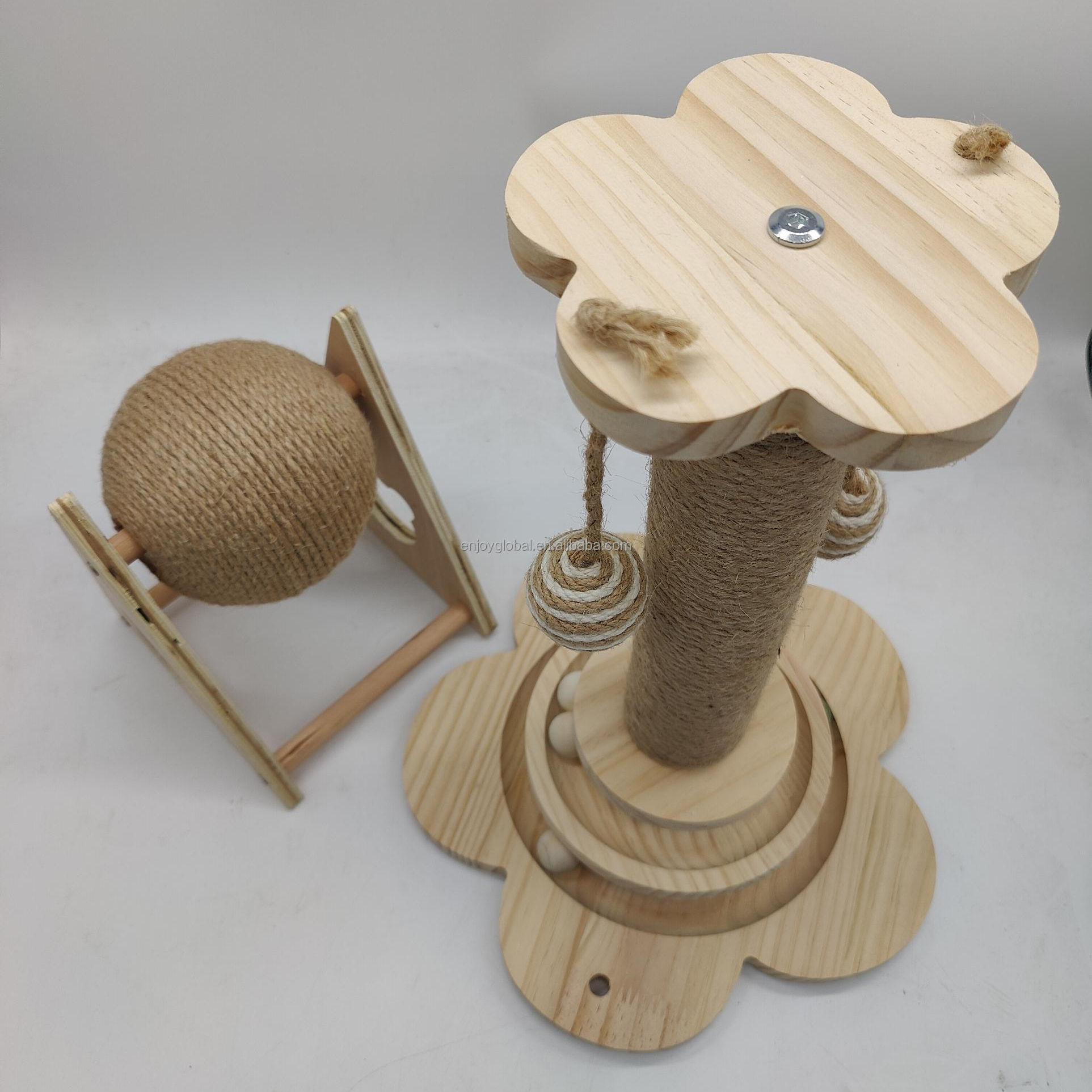 Factory Supplier Sisal Fabric for Cat Scratching Post Toy Cat Furniture Cat  Scratching Post Sisal Rope Paw Claw Scratcher Tower