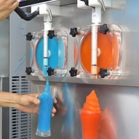 Nouvelle machine à granita Kolice pour boissons glacées, cocktails, margaritas, jus et smoothies, avec boîte lumineuse publicitaire, 110V/220V, certifiée CE ETL 1