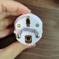 Adaptateur de prise ue de haute qualité universel vers euro rond 2 broches prise de Conversion 16A 250V UK AU US vers convertisseur Schuko