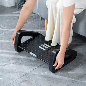 त्रिकोण पैर आराम से ऊपर और नीचे समायोज्य एर्गोनोमिक फुटरेस्ट पैर के नीचे मालिश रोलर के साथ आराम करें - Product Image 1