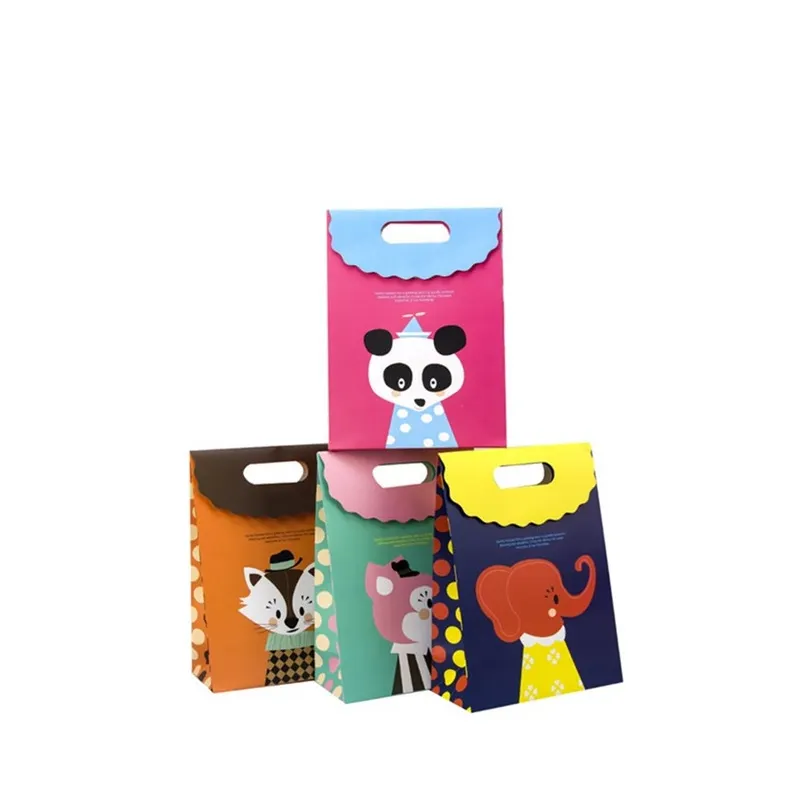 Customize de Papel paper shopping bags with your own logo Packaging bag custom cute printed paper bag