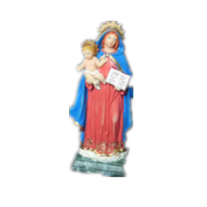 Statua religiosa vergine Ocraftsdes Polyresin decorazione per la casa signora di Mt Carmel Y di Mt Carmel MARIA croce natura Xiamen Port - Product Image 2