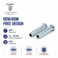 Rivets semi-tubulaires à tête plate TianFang pour clips de montage solaire, prototypes d'ingénierie, outillage personnalisé et approvisionnement en gros