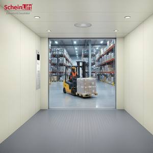 Elevador de Carga MR Moderno y Duradero de 5000 kg para Almacenes de 2 a 7 Pisos, Centros Comerciales, <span class=keywords><strong>con</strong></span> Acero de 1.5 mm de Espesor, Amortiguador Hidráulico para Automóviles y Guía de Hierro Fundido - Product Image 1