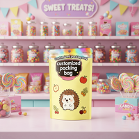 Sachets Doypack refermables anti-odeur et anti-enfants, personnalisés avec impression en héliogravure, en PE et Mylar, pour nouilles et aliments pour animaux de compagnie