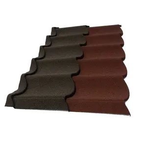 Milano Jinhu Colour Stone Coated Metal Roof Tiles Original Steel Tile Roman Africa Roof