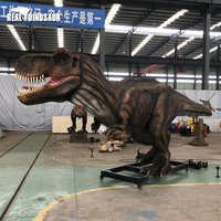 Modèle de dinosaure robotique animatronique T-Rex pour aire de jeux extérieure - Utilisation commerciale Centre commercial et parc d'aventure