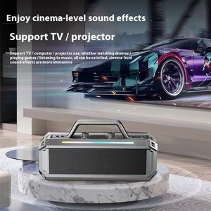 Maison à volume élevé pour haut-parleur Bluetooth pour karaoké extérieur Audio carré qualité de <span class=keywords><strong>danse</strong></span> 10W Subwoofer RGB LED batterie d'éclairage - Product Image 1