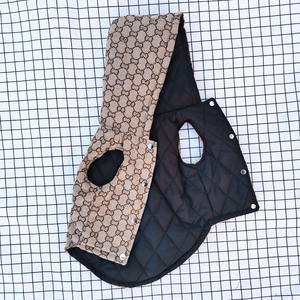 Colete para Animais de Estimação XL Clássico com Capuz, Luxuoso, Sólido, Ecológico e Respirável, Casaco de Algodão para Cães, Roupas de Outono e Inverno - Product Image 1