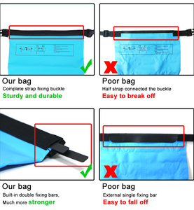 5L Ngoài Trời PVC Lưu Trữ Gói Pouch Bơi Đại Dương Gói Du Lịch Không Thấm Nước Khô Túi Nổi Lặn Đi Bộ Đường Dài Trọng Lượng Nhẹ Ba Lô - Product Image 5