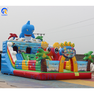 Gorila inflable Happy Water World tobogán seco de rebote inflable y castillo hinchable marino con casa de rebote a buen <span class=keywords><strong>precio</strong></span> - Product Image 3