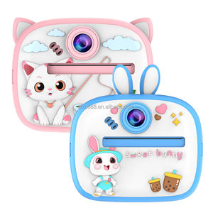 Cámara Digital Infantil con Forma <span class=keywords><strong>de</strong></span> Conejo, Doble Lente, 2400W Píxeles, Impresión Térmica e Instantánea <span class=keywords><strong>de</strong></span> 1300mAH, Función MP3 para Niños - Product Image 2