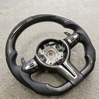 Volant en carbone pour BMW F01 F10 F20 F22 F25 F30 F31 F32 F33 F34 F36 E70 E81 E82 E90 E91 E92 F15 Volant LED