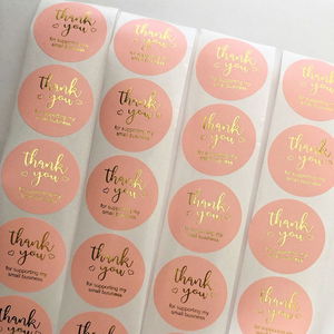 Tùy chỉnh không thấm nước Vòng Quà Tặng tag Sticker nhựa vinyl phim in tùy chỉnh vòng in ấn nhãn dán - Product Image 6