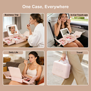 Sacs messagers pour femmes <span class=keywords><strong>OBOX</strong></span>, sac cosmétique de luxe, design pour les maquilleuses indépendantes, essentiels de voyage - Product Image 3