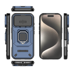 Étui de téléphone portable avec béquille pour iPhone 17 Pro <span class=keywords><strong>Max</strong></span> <span class=keywords><strong>Air</strong></span> 16 15 14 13 Pro, protection robuste anti-chocs et anti-chute - Product Image 3