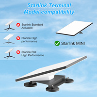 Support magnétique pour voiture à ventouses pour antenne Starlink MINI avec base plate à double trou, accessoires, support à ventouses Starlink Mini
