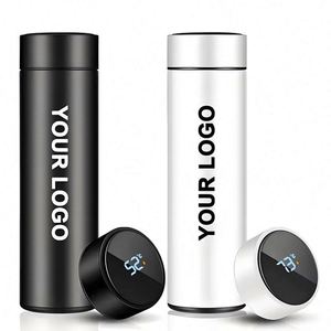 Bouteille intelligente personnalisée avec logo imprimé, cadeau promotionnel pour entreprise, bouteille d'eau intelligente personnalisée, bouteille intelligente avec affichage de la température numérique - Product Image 1